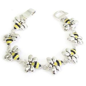 Bumble Bee Magnetic Enamel Bracelet